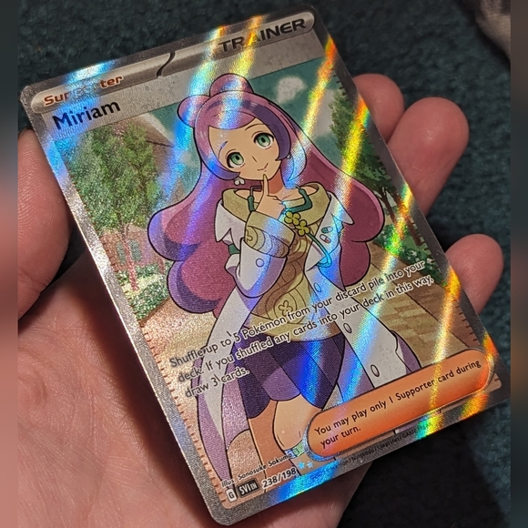 Mint FULL ART Miriam Trainer Pokemon Card PACK FRESH FLAWLESS - Picture 3 of 4